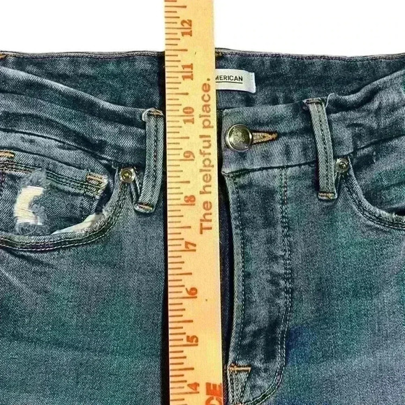 Good American Good Legs Skinny Jeans Size 2 / 26 Denim Casual Comfort Stretch - Picture 4 of 7